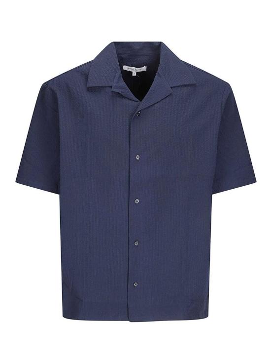 26SS 메종키츠네 셔츠 QM00407WC50820413 Dark Blue