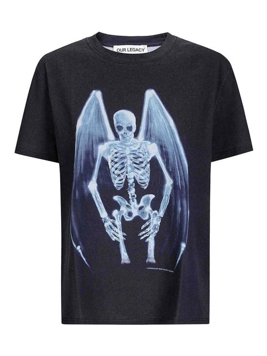 26SS 아워레가시 클래식 티셔츠 폴른 엔젤 프린트 W2266CFFANGELPRINT Multicolour