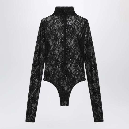 26FW 안다마네 바디수트 티셔츠 T200736ATJP200 Black - ANDAMANE