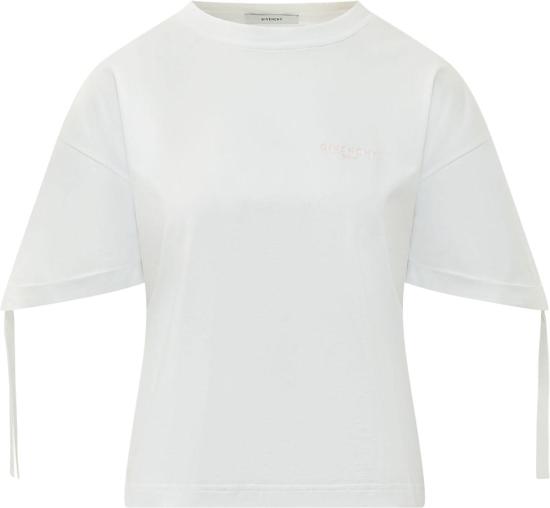 26FW 지방시 반팔 티셔츠 BW70G931D8100 WHITE