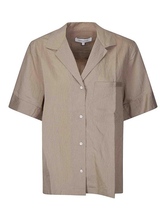 26SS 메종키츠네 블라우스 QW00411WC50840490 Grey