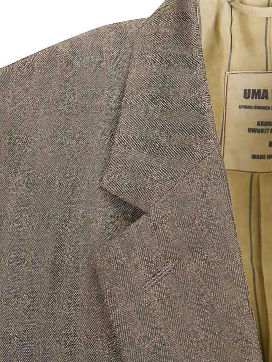 26SS 우마 왕 수트 자켓 UW6077UW690 Dark Brown - UMA WANG