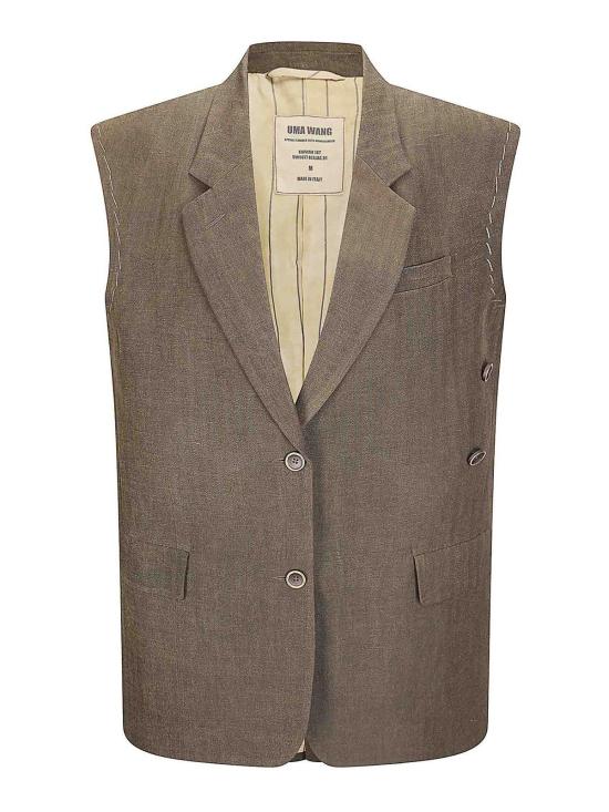 26SS 우마 왕 수트 자켓 UW6077UW690 Dark Brown