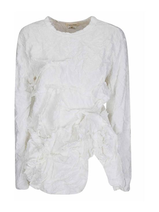 26SS 꼼데가르송 긴팔 티셔츠 GQT019S261 White