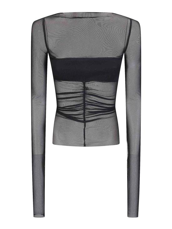 26SS 릭 오웬스 긴팔 티셔츠 RO01F627409 Black