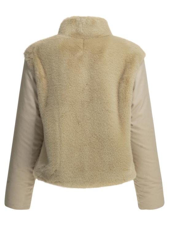 26FW 에르노 무스탕 리조트 재킷 및 코트 베이지색 - HERNO