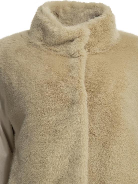 26FW 에르노 무스탕 리조트 재킷 및 코트 베이지색 - HERNO