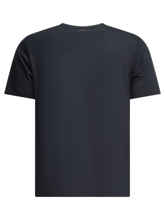 26FW 에르노 반팔 티셔츠 리조트 라나 티셔츠 블루 - HERNO