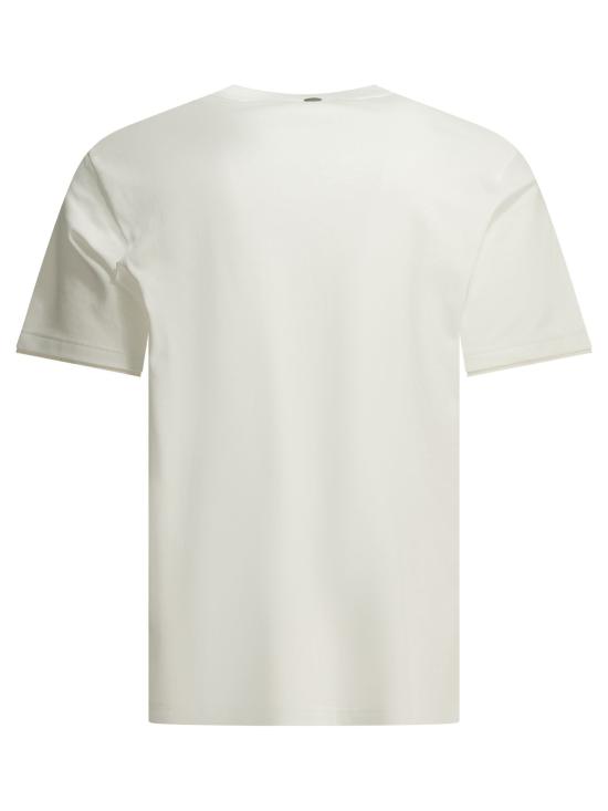 26FW 에르노 반팔 티셔츠 리조트 티셔츠 화이트 - HERNO