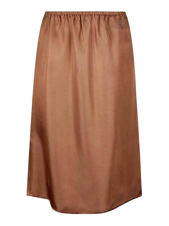 26SS MM6 메종마르지엘라 미디 스커트 S62ME0029M35880133 Light Brown