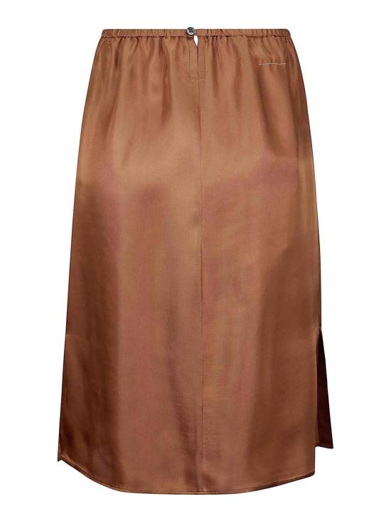 26SS MM6 메종마르지엘라 미디 스커트 S62ME0029M35880133 Light Brown - MM6 MAISON MARGIELA