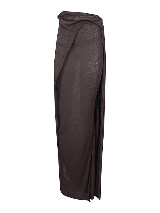26SS 오토링거 롱 스커트 10730260701BRW Brown