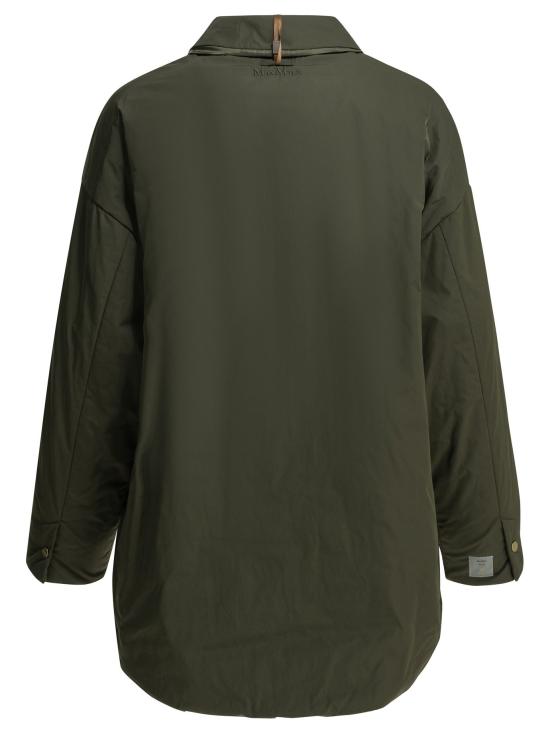 26FW 막스마라 더 큐브 아우터 양면 착용 가능한 방수 패딩 재킷 (재킷 및 코트) 녹색 - MAXMARA THE CUBE