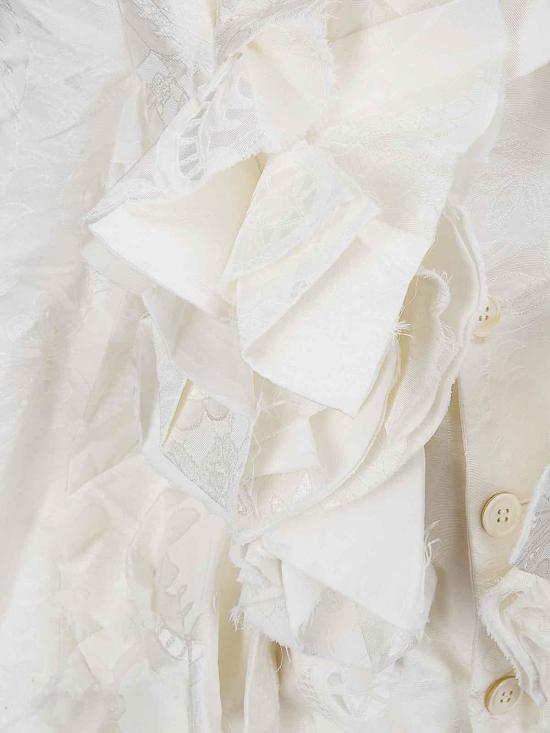 26SS 꼼데가르송 수트 자켓 GQJ029S261 White - COMME DES GARCONS