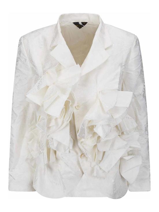 26SS 꼼데가르송 수트 자켓 GQJ029S261 White