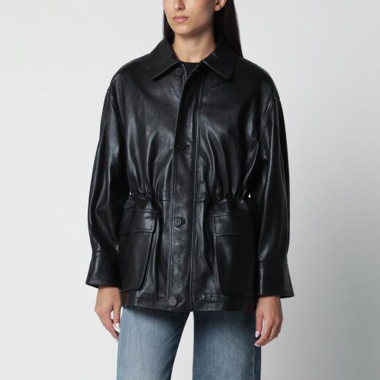 26FW 아르마 가죽 자켓 010L266055 02LE Black