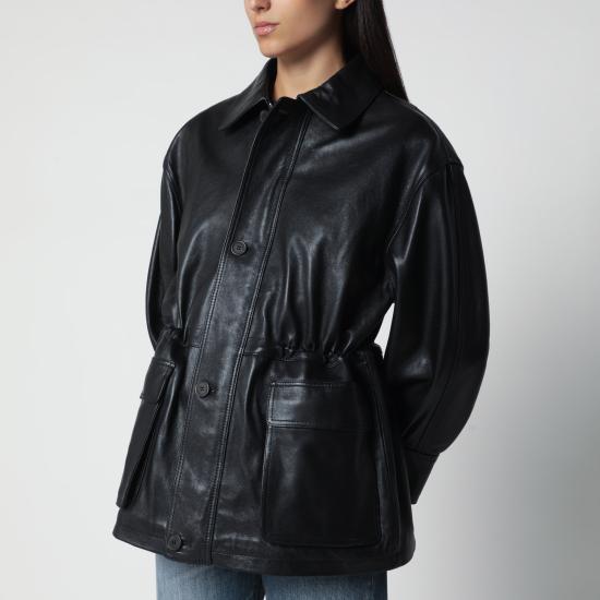 26FW 아르마 가죽 자켓 010L266055 02LE Black - ARMA
