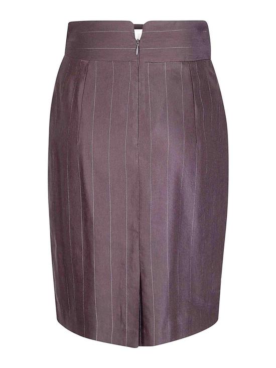 26SS 딸리아토레 미디 스커트 NELL340350EM989694 Brown - TAGLIATORE