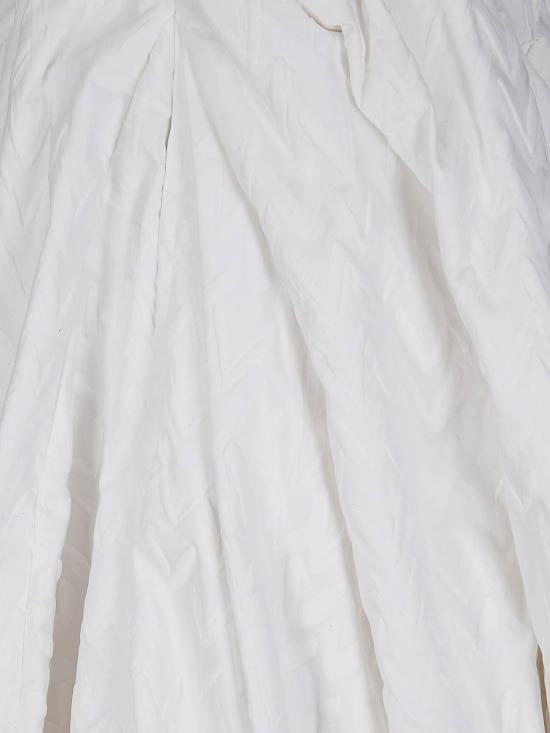 26SS 꼼데가르송 미디 스커트 GQS009S261 White - COMME DES GARCONS