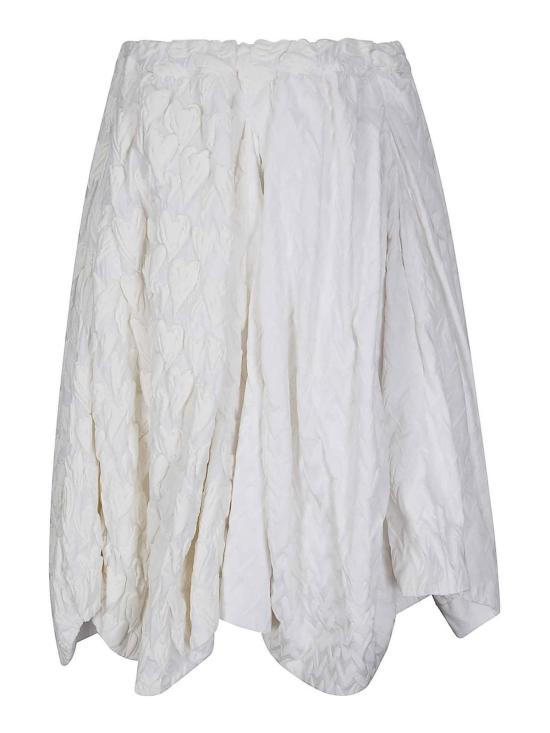 26SS 꼼데가르송 미디 스커트 GQS009S261 White - COMME DES GARCONS