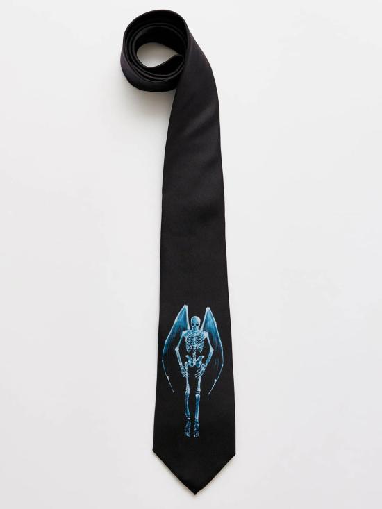 26SS 아워레가시 넥타이 A2668TFFANGELPRINT Black - OUR LEGACY