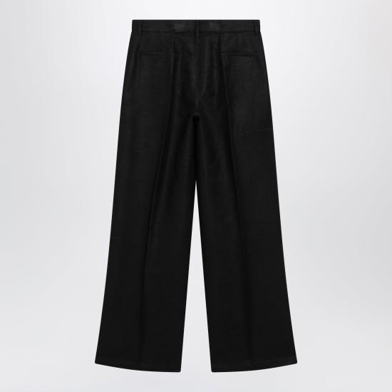 26FW 릭 오웬스 스트레이트 팬츠 RU02F4332MOR Black - RICK OWENS