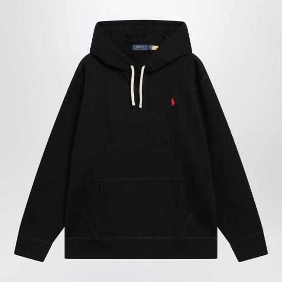 26FW 폴로 랄프로렌 포니로고 자수 후드 티셔츠 710766778008CO Black