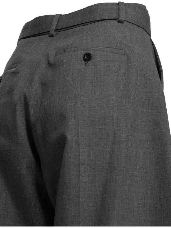 26FW 사카이 수트 팬츠 맞춤형 울 팬츠 (회색) - SACAI