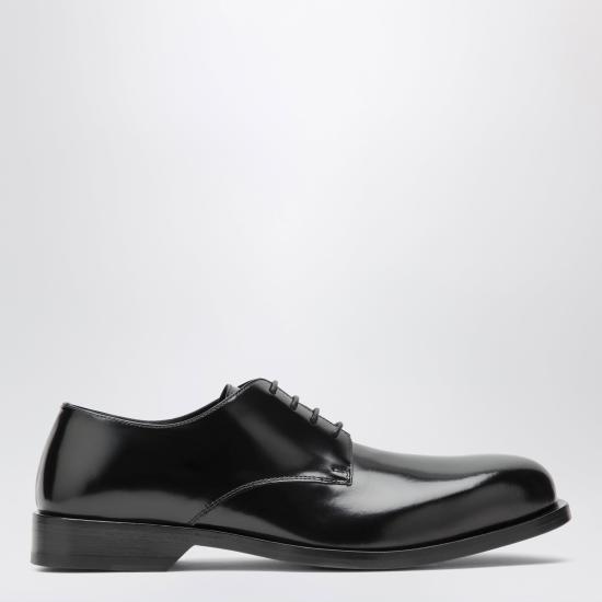26FW 로에베 보바인 카프스킨 더비 슈즈 M816S02X32LE Black