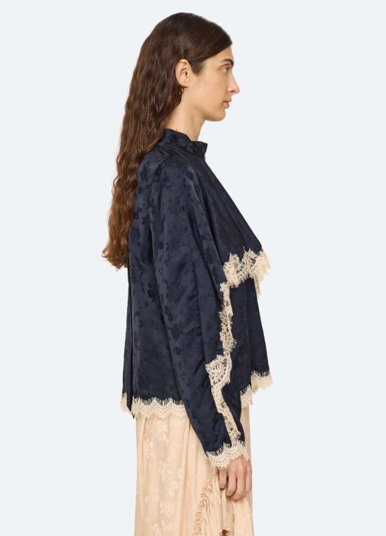  씨뉴욕 긴팔 티셔츠 AW26 136 BLUE - SEA NY