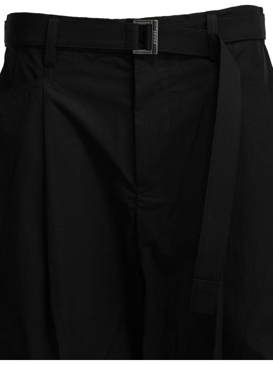 26FW 사카이 스트레이트 팬츠 타자기 바지 블랙 - SACAI