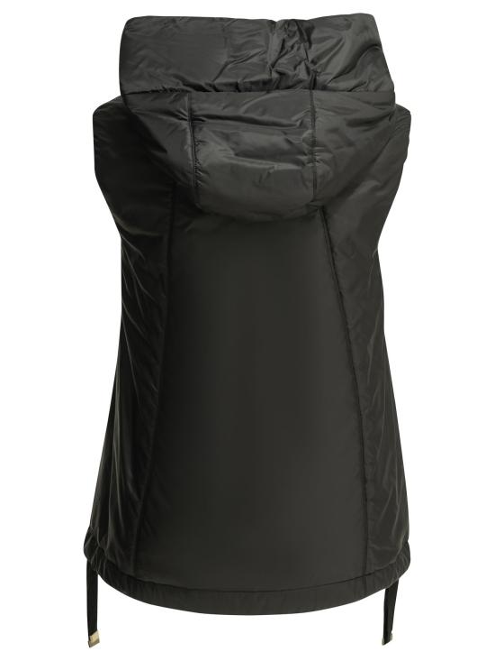 26FW 막스마라 더 큐브 아우터 방수 민소매 재킷, 재킷 및 코트, 블랙 - MAXMARA THE CUBE