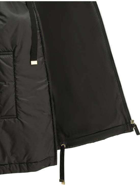 26FW 막스마라 더 큐브 아우터 방수 민소매 재킷, 재킷 및 코트, 블랙 - MAXMARA THE CUBE