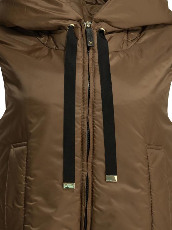 26FW 막스마라 더 큐브 아우터 방수 민소매 재킷, 재킷 및 코트, 갈색 - MAXMARA THE CUBE