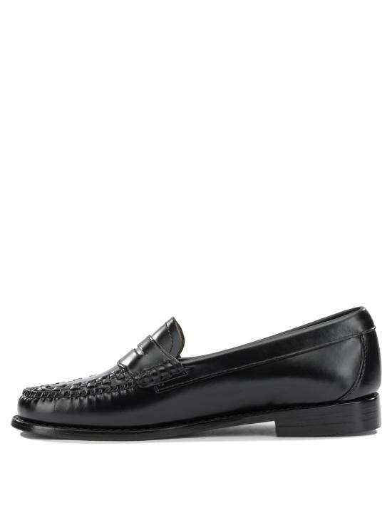 26FW 지에이치 바스앤코 로퍼 위준스 페니 위브 로퍼 & 슬리퍼 블랙 - G.H. BASS & CO.