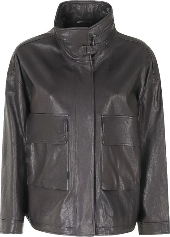 26FW 엠포리오 아르마니 가죽 자켓 EW004883AF22278UA064 BROWN