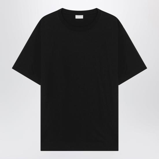 26FW 드리스 반 노튼 반팔 티셔츠 0211004600 Black