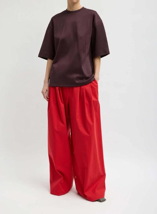  티비 반팔 티셔츠 T000AK7741 BROWN - TIBI