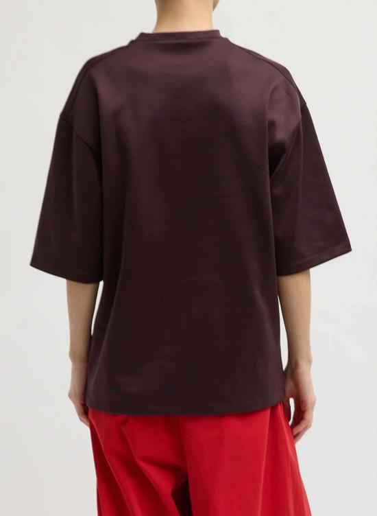  티비 반팔 티셔츠 T000AK7741 BROWN - TIBI