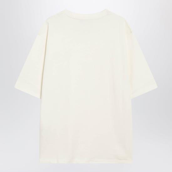 26FW 아미 화이트 코튼 드 하트 엠보스 티셔츠 UTS357726 White - AMI
