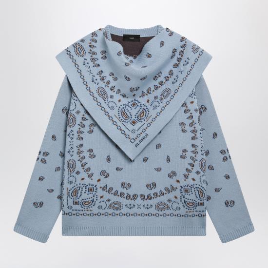 26FW 알라누이 긴팔 티셔츠 LWHE075E26KNI001 Light blue