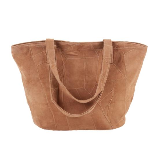 Saro Lifestyle 토트백 사로 라이프스타일 뷰티 헤어 온 레더  브라운 - OTHER BRANDS