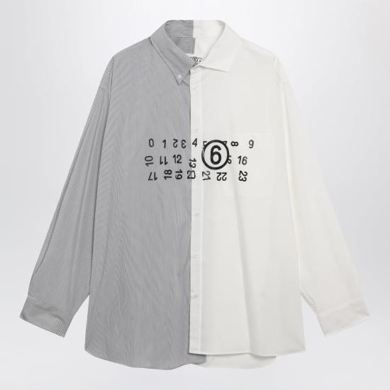 26FW MM6 메종마르지엘라 긴팔 셔츠 SH0DT0057MTN183 White