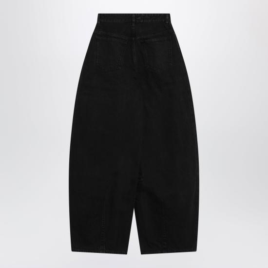 26FW 자크뮈스 더 오발로 드 님 데님 팬츠 PAW00609AD00039 Black - JACQUEMUS