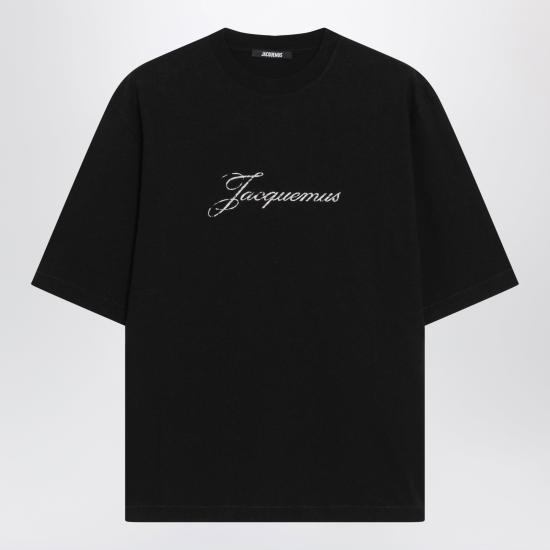 26FW 자크뮈스 자크뮈스 티셔츠 TSW00596AJ00289 Black