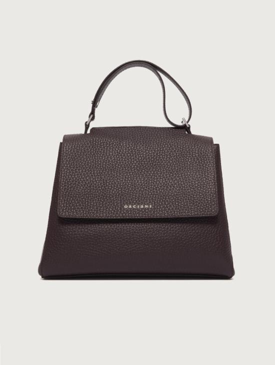 26FW 오르치아니 토트백 Borsa Sveva a Mano Media 부르고뉴