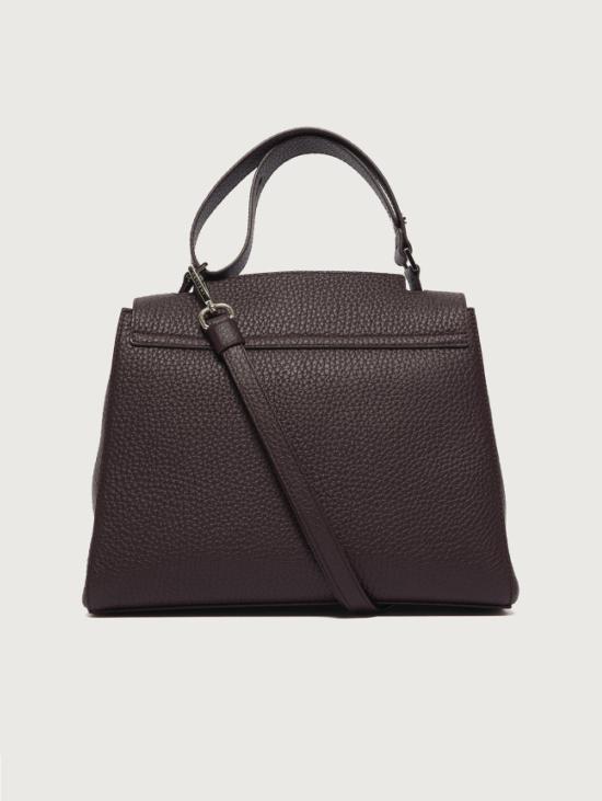 26FW 오르치아니 토트백 Borsa Sveva a Mano Media 부르고뉴 - ORCIANI