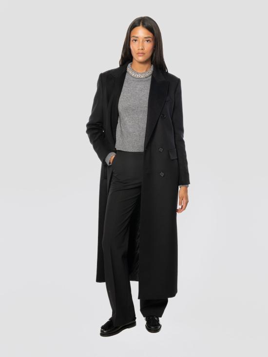 26FW 막스마라 코트 라나 네로의 카포토 도피오페토 - MAX MARA
