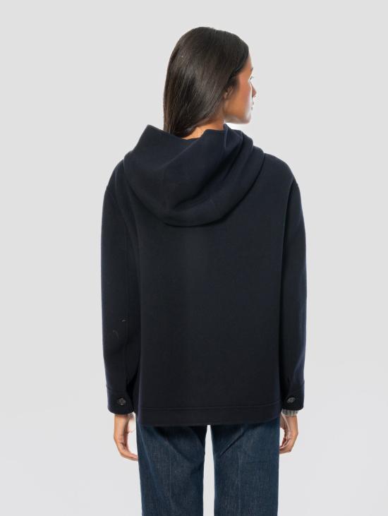 26FW 막스마라 자켓 카포토 코르토 콘 카푸치오 블루 - MAX MARA
