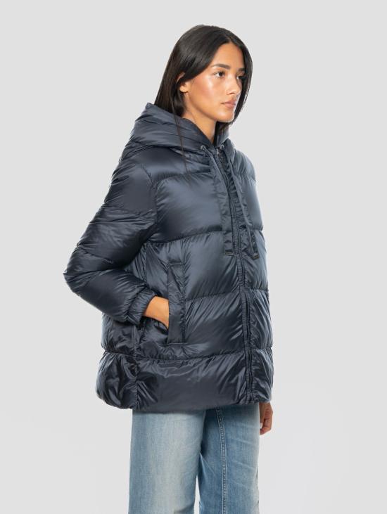 26FW 막스마라 패딩 피우미노 코르토 콘 로상헤 암피 블루 - MAX MARA